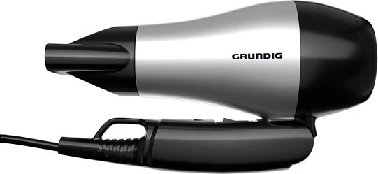 Tharëse flokësh Grundig HD 2200, me grykë përqendruese, e zezë/gri
