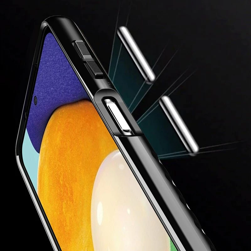 Mbështjellës Hurtel Thunder Case për Samsung Galaxy A22 4G, TPU, i zi