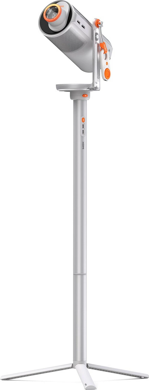 Projektor portativ XGIMI MoGo 4 WK03K, DLP Full HD 1080p, 450 ISO lm, 32GB, me bateri, gri/portokalli