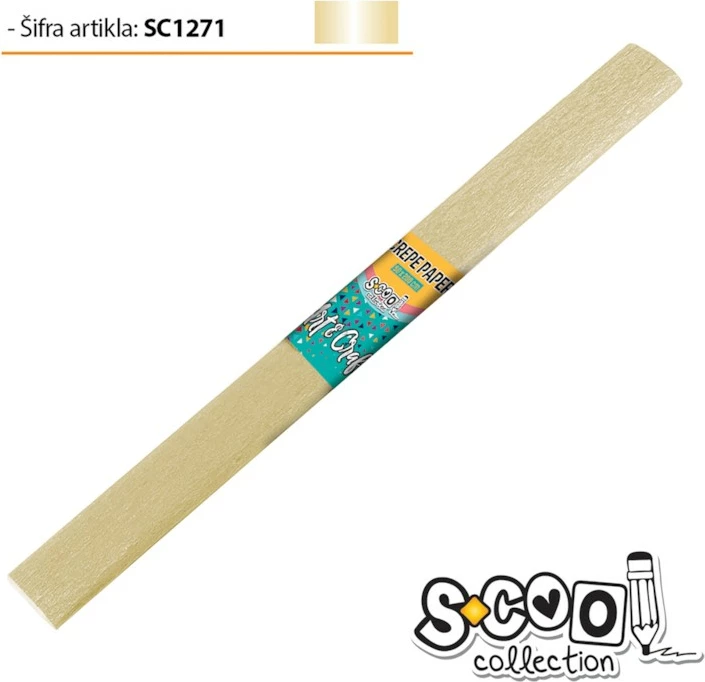 Osh Leter Krep Verdhe 50X200Cm 1/10 Sc1271