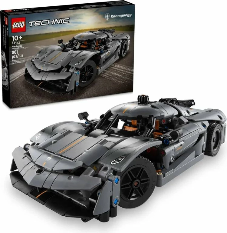 Set Lego Technic Koenigsegg Jesko Absolute, gri