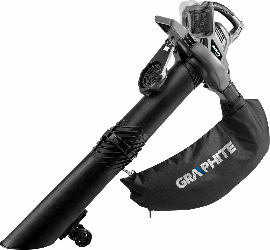 Fshesë thithëse dhe fryrës për gjethe Graphite 58G036, 36V (2x18V), qese 35L, pa bateri, pa karikues