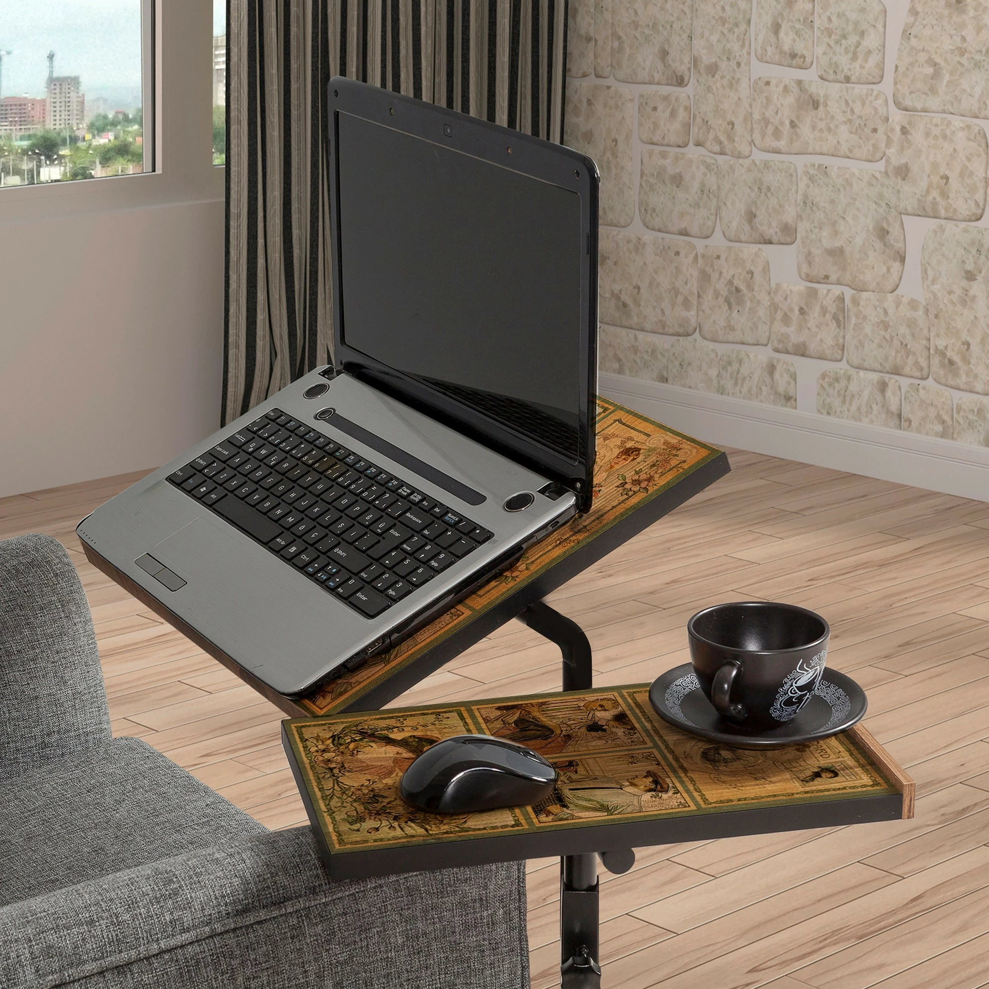 Tavolinë qëndrimi për laptop, Hanah Home Glen 732, Atlantic