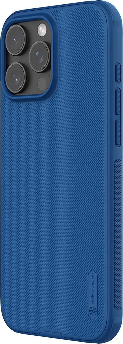 Mbështjellës Nillkin Super Frosted Shield Pro Magnetic për iPhone 16 Pro, kaltër