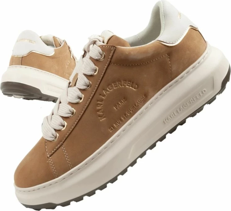 Këpucë për meshkuj Karl Lagerfeld, kafe