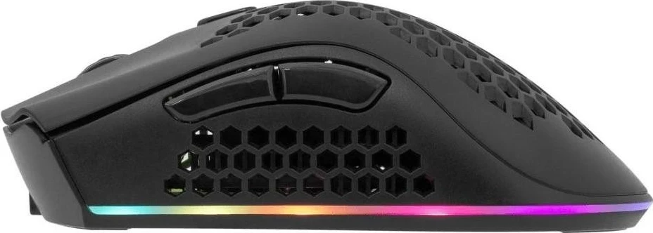 Maus White Shark Lionel WGM-5012, RGB, wireless/wired, 10000 DPI, zi