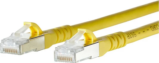 Kabllo rrjeti (LAN) METZ CONNECT Patchkabel Cat.6A S/FTP 5 m, e verdhë