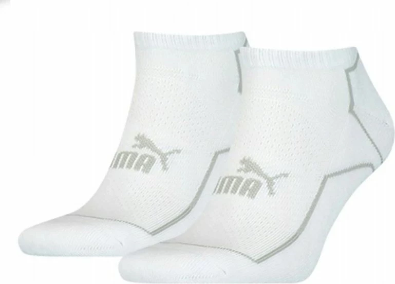 Çorape sportive unisex Puma, të bardha