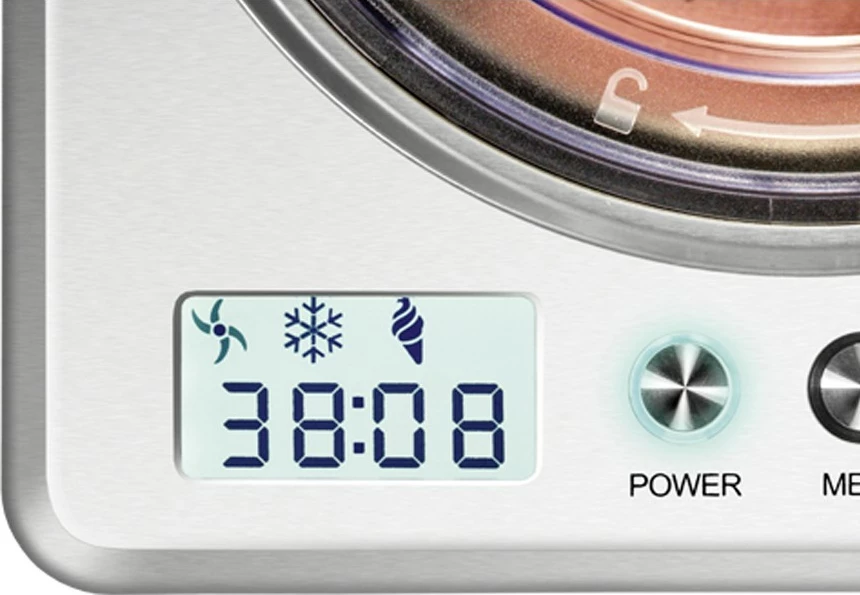 Aparat për akullore UNOLD 48872, Kompresor, 2 L, LCD, Inox