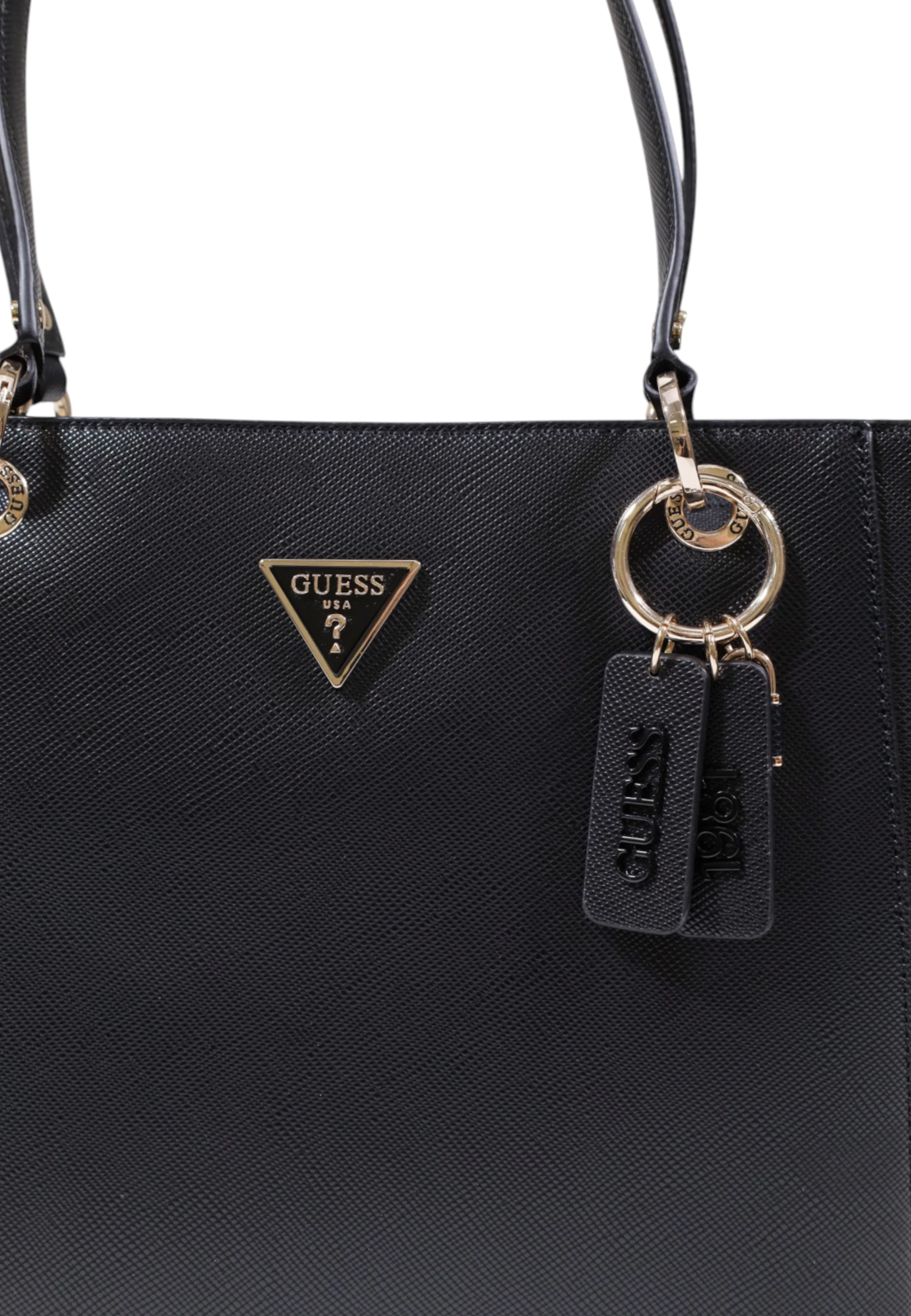 Çantë tote për femra Guess Noelle II Tote HWZG96 72250, e zezë
