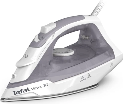 Hekur Tefal Virtuo 30 FV2C43E0 2000 W pllakë qeramike, avull dhe i thatë Gri/Bardhë 5