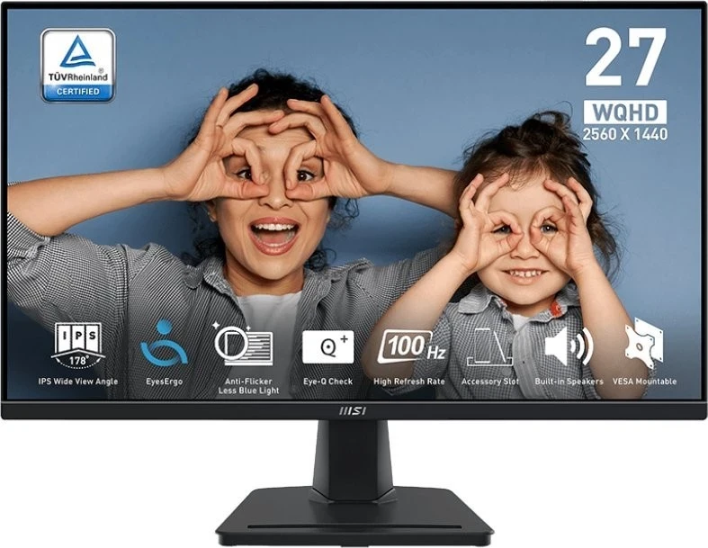 Monitor MSI PRO MP275Q, 27 inch, 2560 x 1440, i zi