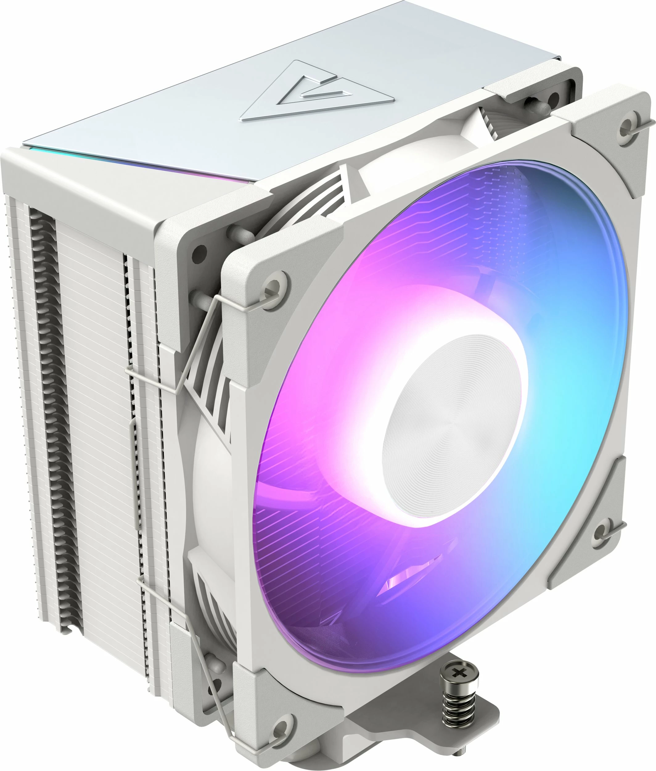 Ftohës CPU Modecom Volcano 0C T721 ARGB 120mm, 190W TDP, 4 heatpipes, PWM 2000rpm, i bardhë