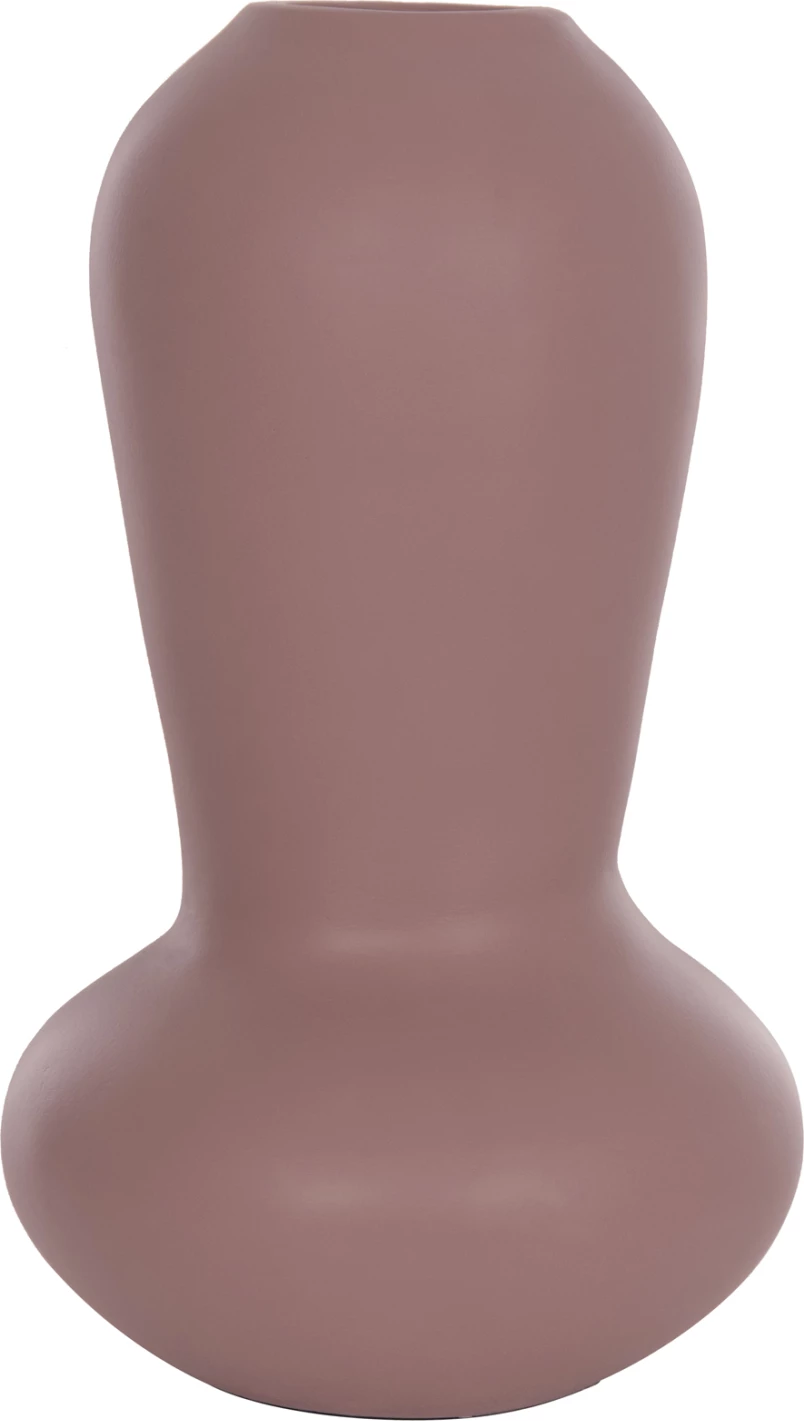 Vazo dekorative tavoline CHELIN, terrakotë, ngjyrë vjollcë, FH4670L, 22x37cm