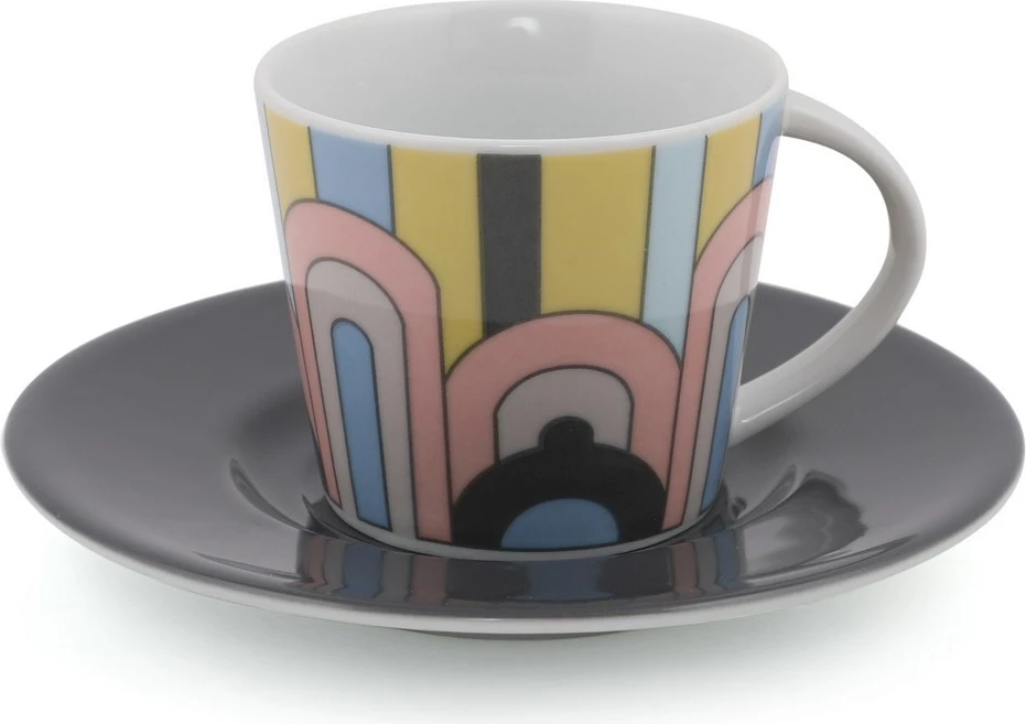 Set filxhanësh për kafe, shumëngjyrësh, Hermia Concept, 12 copë, TL12KT60010876