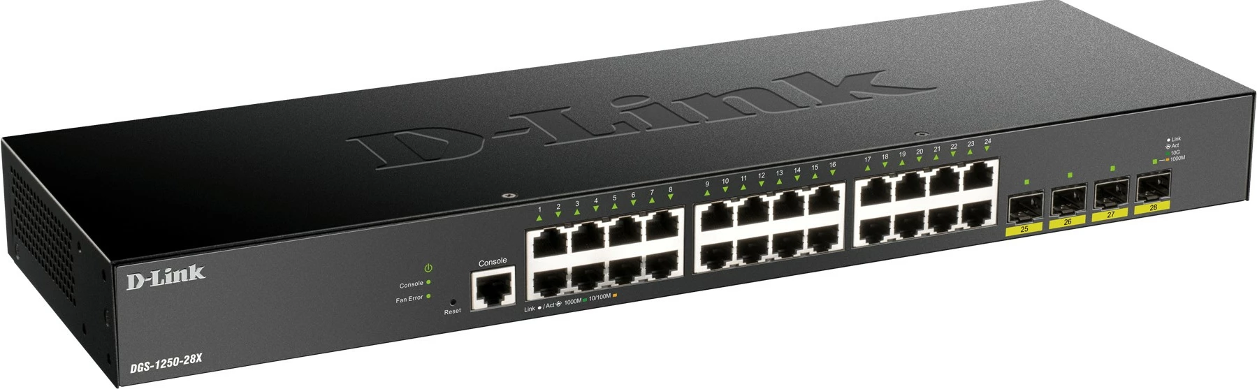 Switch D-Link DGS-1250-28X 24+4 porte, rackmount, Gigabit