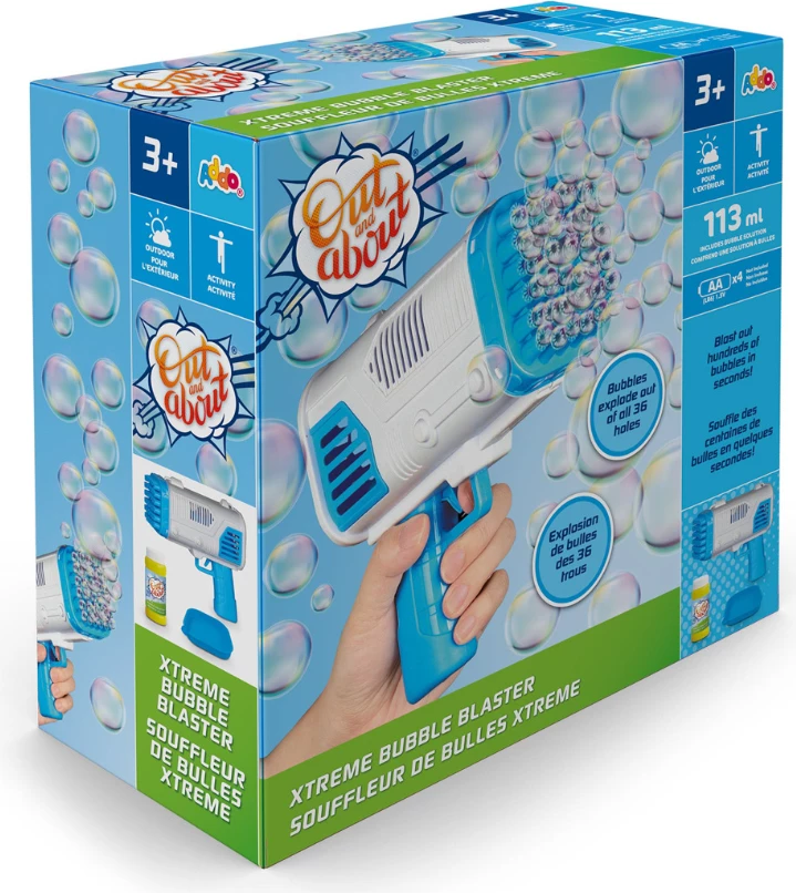 Out and About Xtreme Bubble Blaster (Blue)