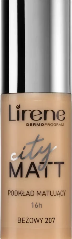 Krem pudër Lirene CITY MATT, Beige 207, 30 ml