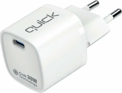 Karikues USB-C Quick QG-321 GaN 30W, 1x, i bardhë