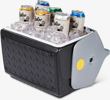 Kuti ftohëse IGLOO Playmate The Boss 13 L (26 kanaçe), gri/zezë me detaj të verdhë