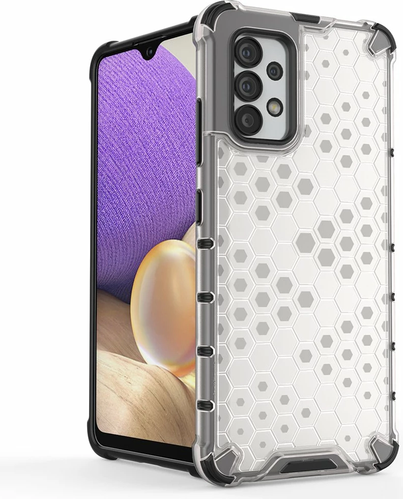 Mbështjellës Hurtel Honeycomb për Samsung Galaxy A03s, kornizë xheli, Blu