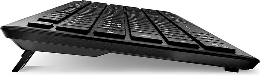 Tastierë Sharkoon OfficePal K30W, DE layout, Rubberdome, e zezë