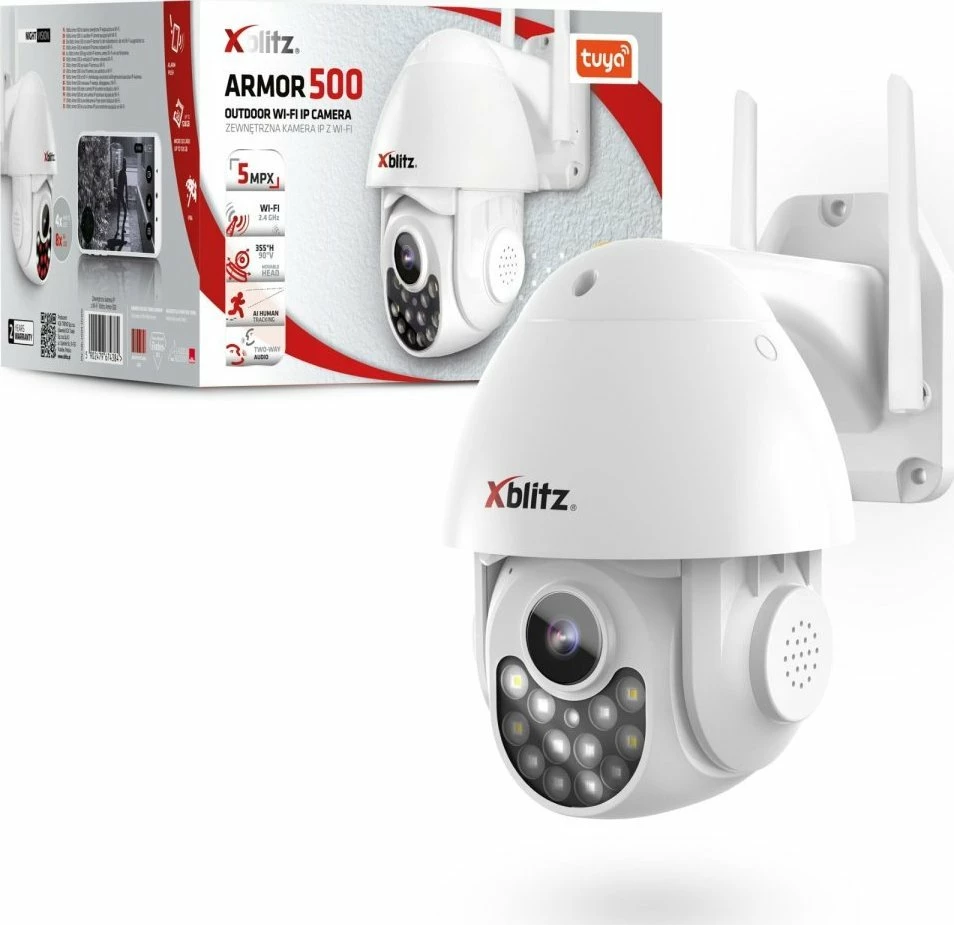 Kamerë IP Xblitz Armor 500 WiFi 5MP, e bardhë