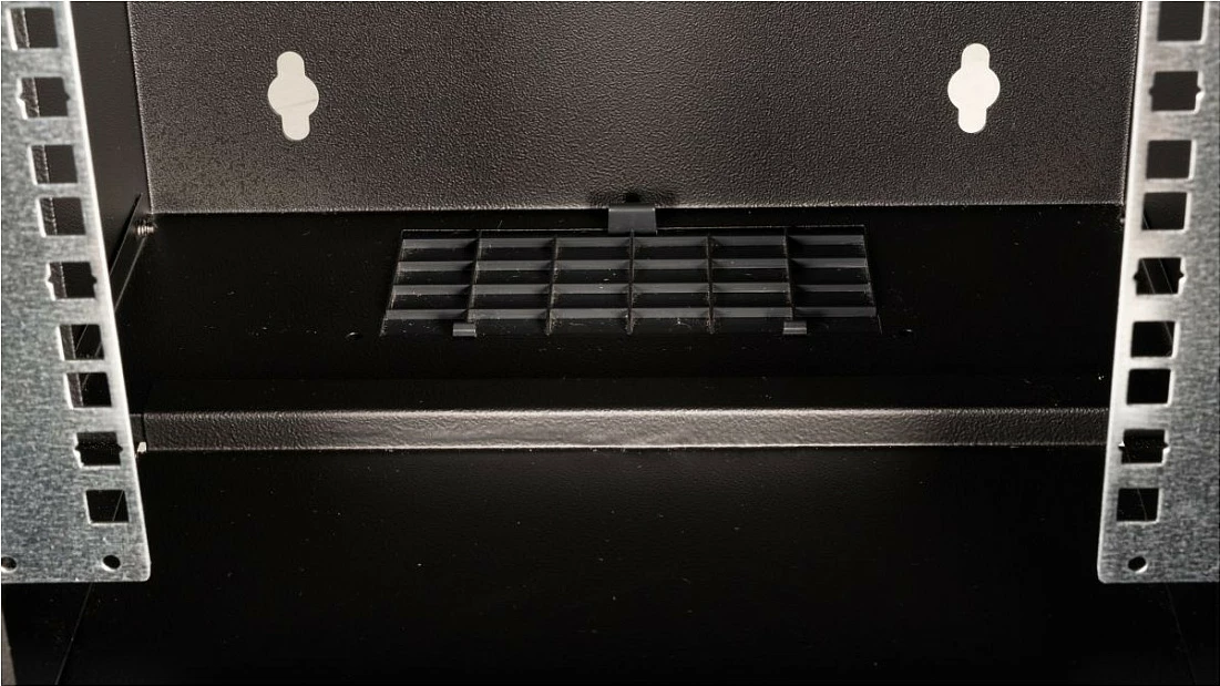 Rack muror EQUIP EWM-06-3030-B, 6U, 10", derë xhami me bravë, i zi