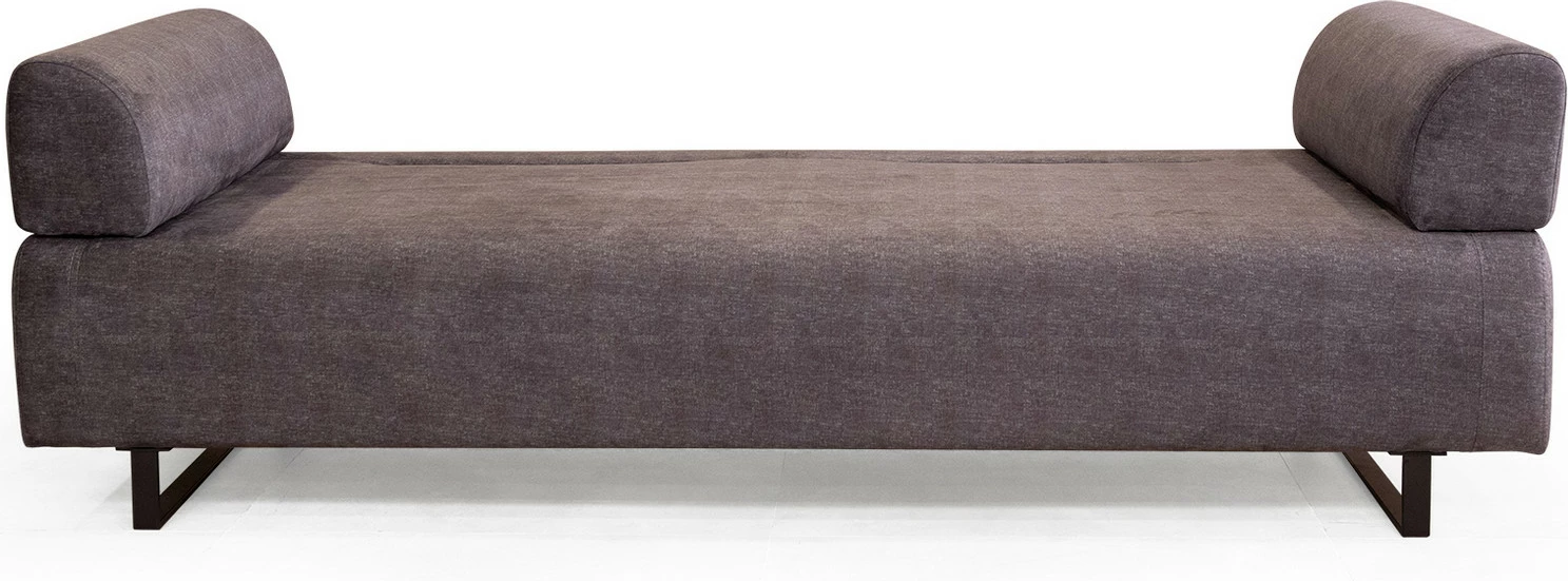 Divan-krevat treshe Infinity me tavolinë anësore, ngjyrë antracit