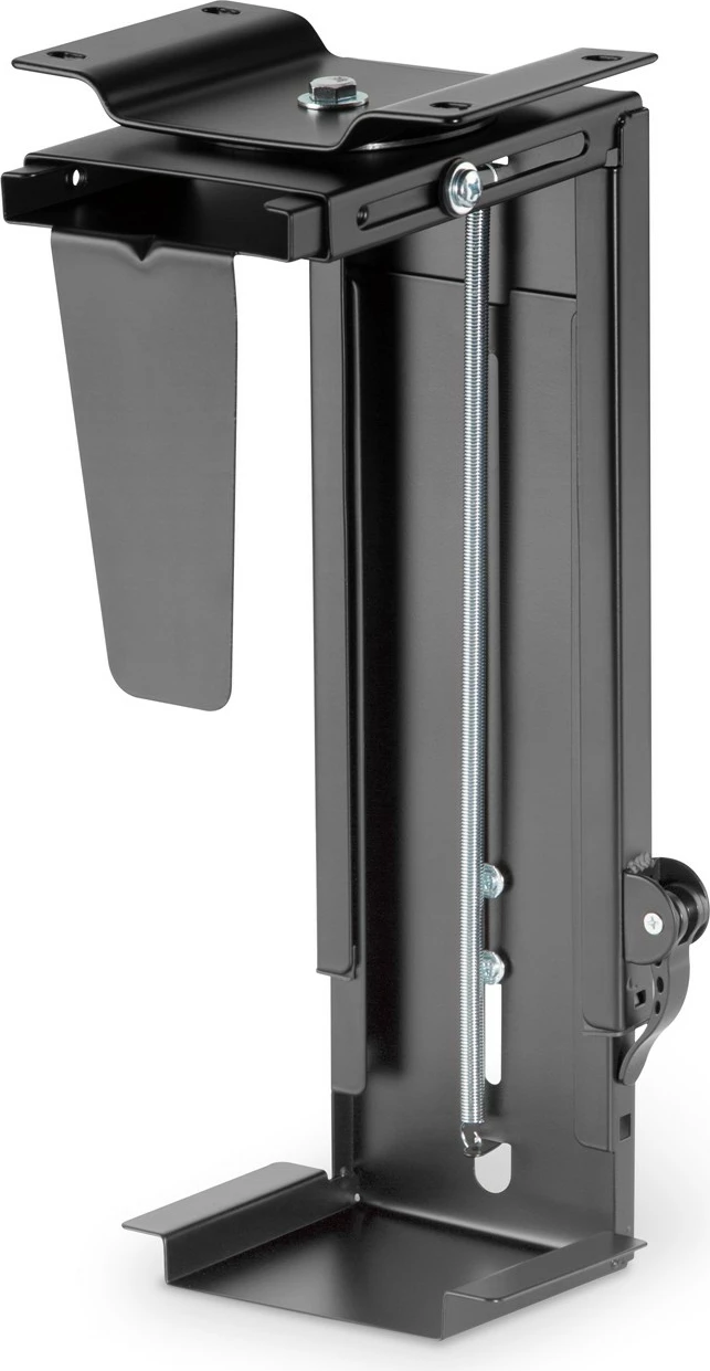 Mbajtëse universale kasë Digitus, për montim në tavolinë, easy-locking, e zezë