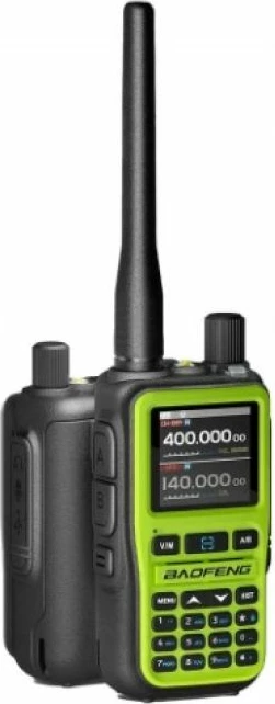 Radio dore Baofeng UV-5R EU MINI USB-C Bluetooth, e gjelbër