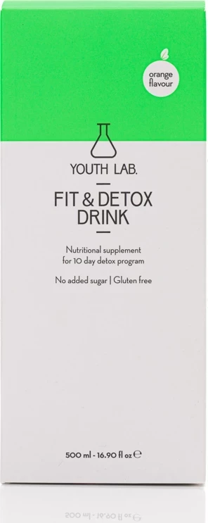 Pije Youth Lab, Fit & Detox Drink, Shije Portokall