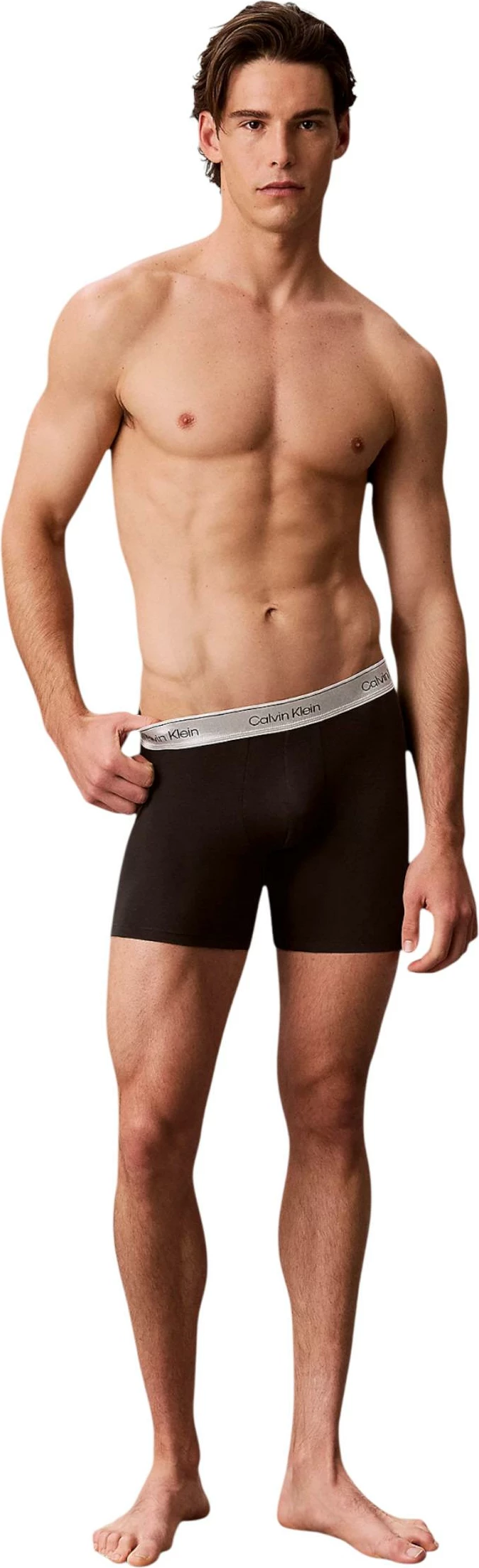 Të brendshme për meshkuj Calvin Klein Underwear LV00NB4576, të zeza - argjendta [Madhësia: S]