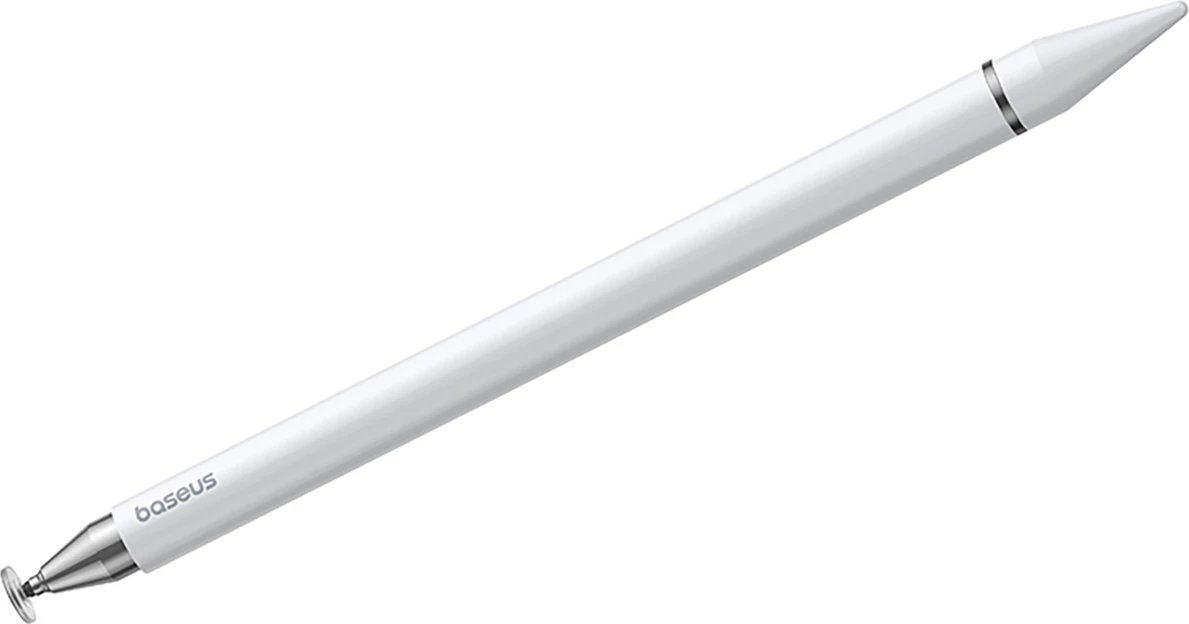 Stilolaps 3-në-1 Baseus Smooth Writing III, për tablet, telefon e laptop, i bardhë