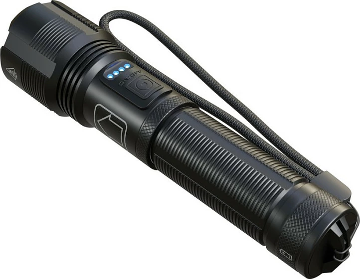 Fener dore Extralink EX.30806, SMD LED, 1000 lm, karikim USB, e zezë