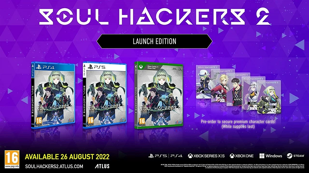 Video lojë Atlus Soul Hackers 2 për PlayStation 5