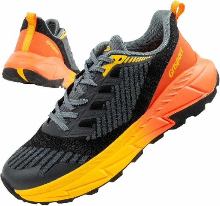 Atlete për meshkuj Grisport, të zeza dhe portokalli