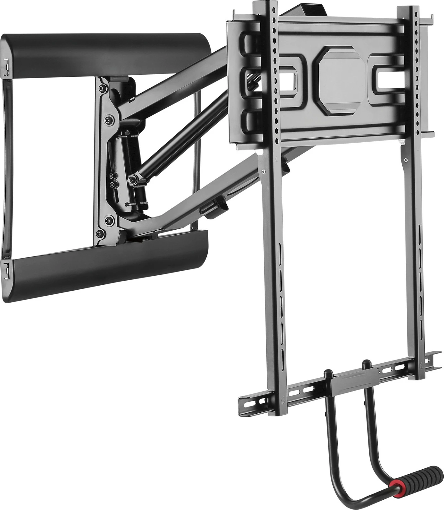 Mbajtëse muri për TV EQUIP Pull-Down 4-Gelenke, 43"-70", VESA 600x400, deri 35 kg, e zezë
