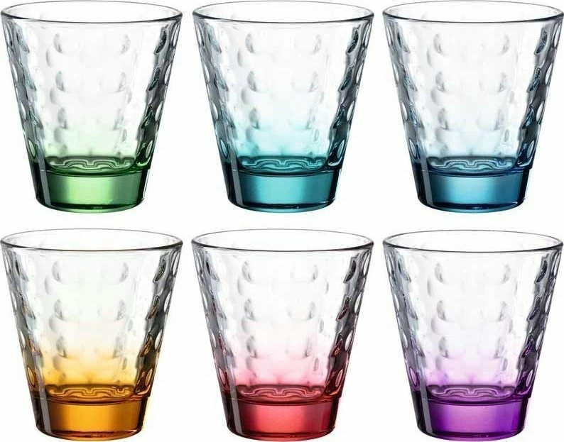 Set gotash Leonardo Optic 215 ml, 6 copë, ngjyra të ndryshme