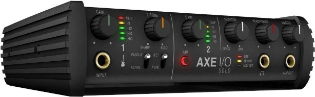 Audio interface IK Multimedia AXE I/O Solo, e zezë