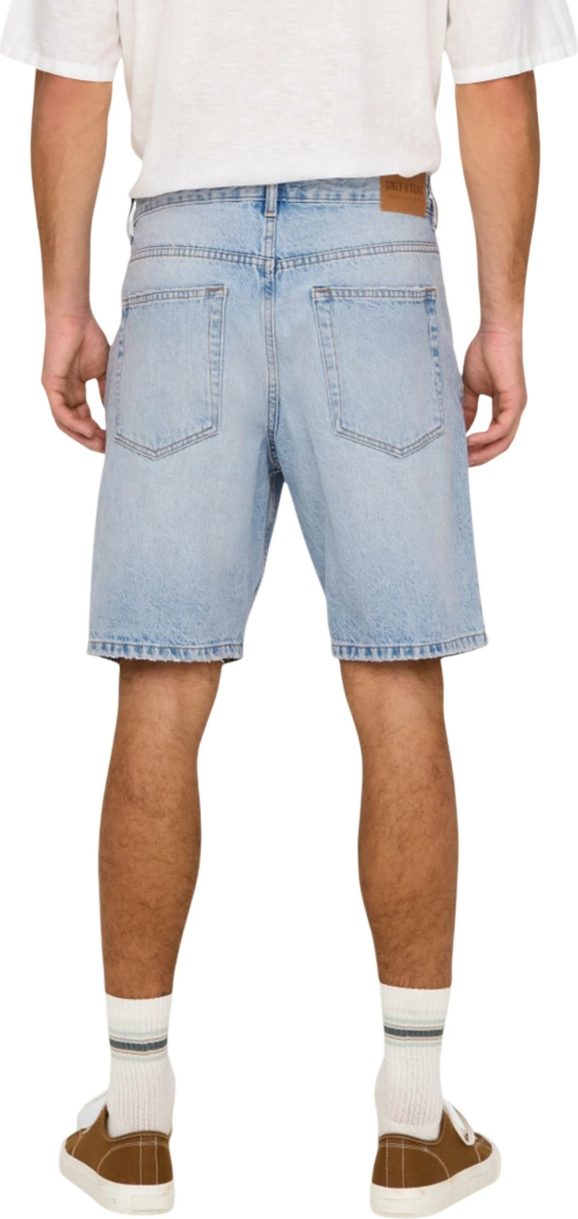 Shorce për meshkuj Only & Sons Onsedge LB 2041 Tai Dnm Noos, kaltër e çelët denim [Madhësia: XS]