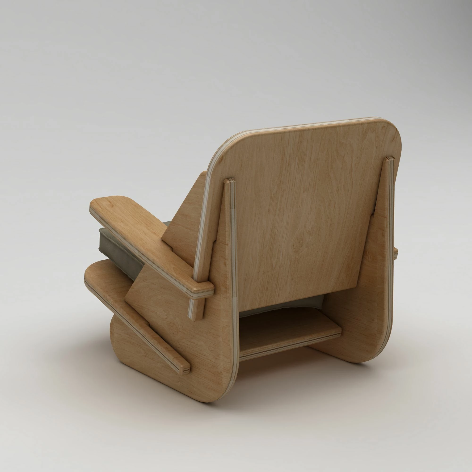 Karrige Wing Skye Decor, druri natyral, khaki, stil moderne