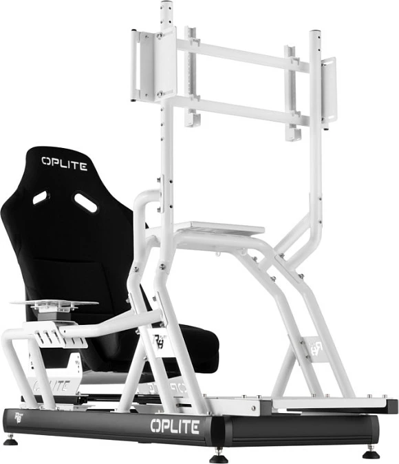 Mbajtës për monitor Oplite R8 Single Monitor Mount, çelik, i bardhë