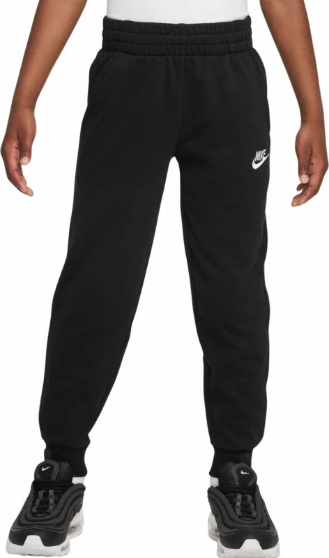 Pantallona sportive Nike Club Fleece për fëmijë, të zeza
