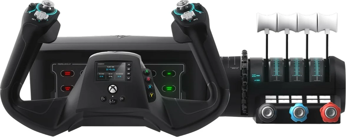 Sistem kontrolli fluturimi Turtle Beach VelocityOne Flight, USB, për PC dhe Xbox, i zi