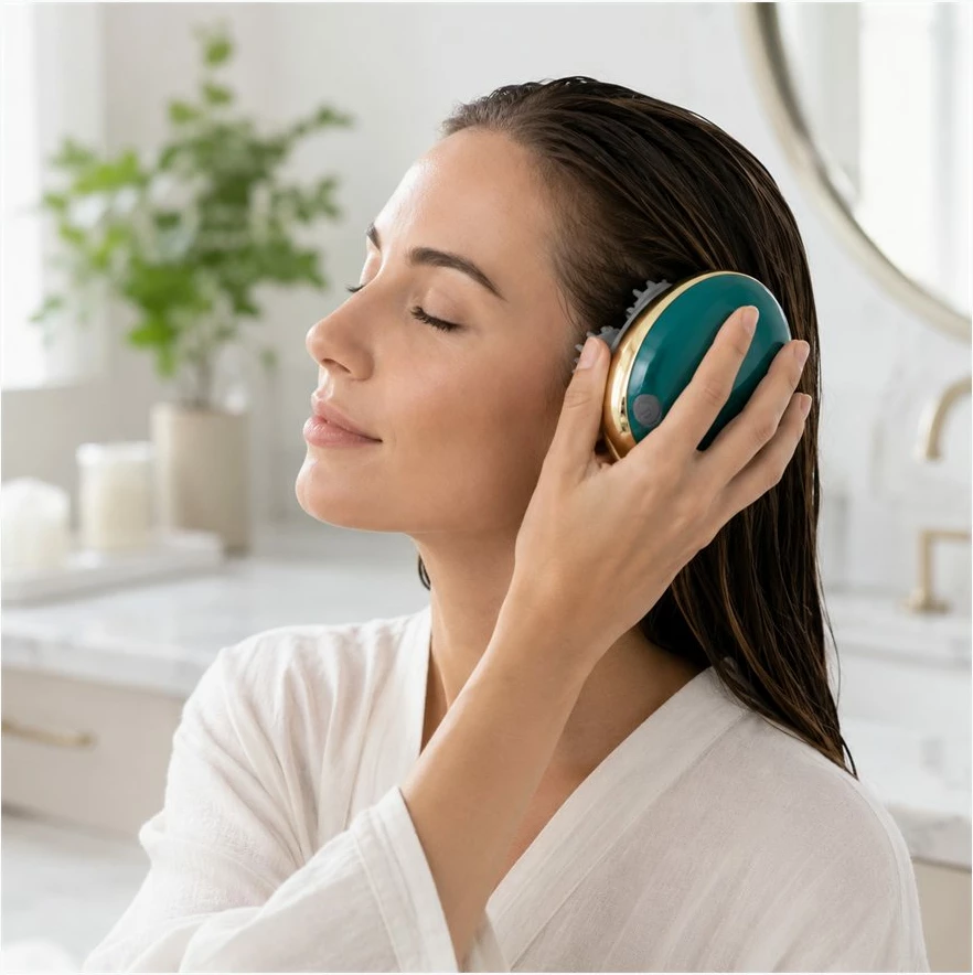 Masazhues Elektrik Smart Scalp për Kokë dhe Trup me Karikim USB