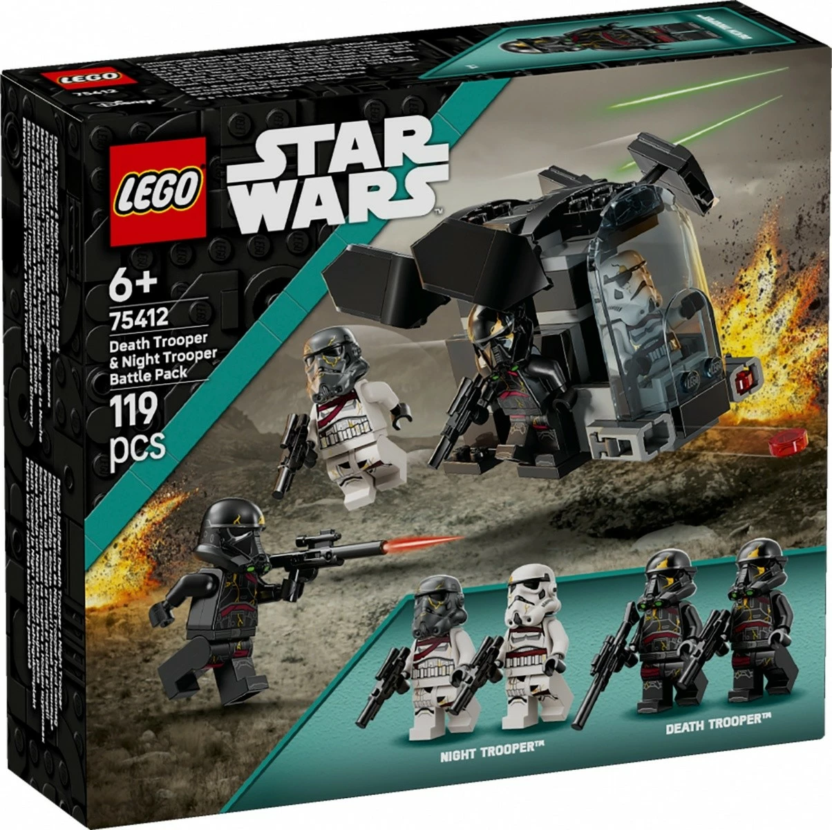 Set LEGO Star Wars 75412 Death Trooper & Night Trooper, 119 pjesë, i vogël