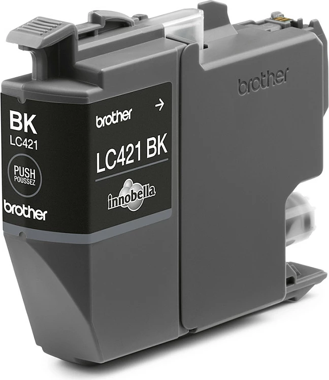 Kartrix boje Brother LC421BK, 200 faqe, 1 copë, e zezë