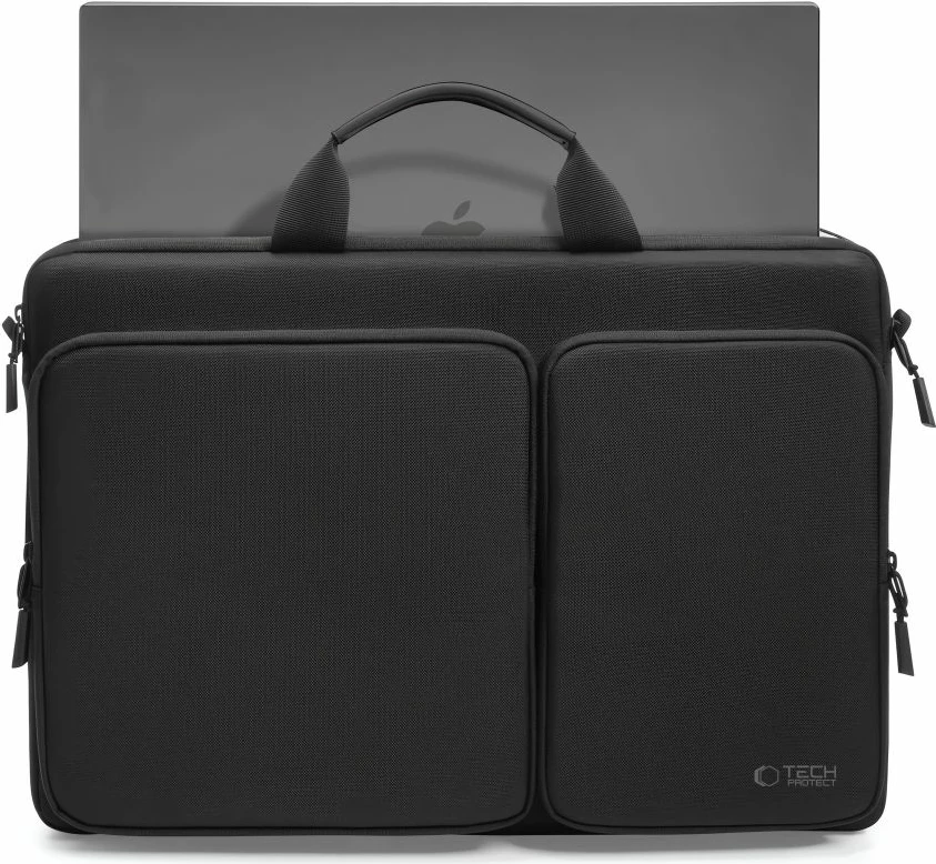Çantë për laptop Tech-Protect Defender, 17", e zezë