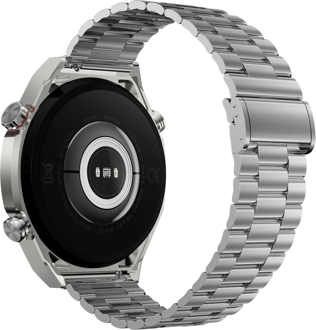 Smartwatch EcoWatch EW01 SL, 1.5", Bluetooth, 400 mAh, Argjend